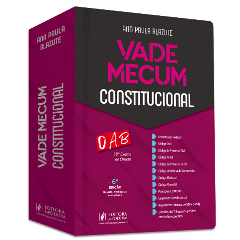 VADE MECUM CONSTITUCIONAL 38º EXAME DE ORDEM Shopee Brasil