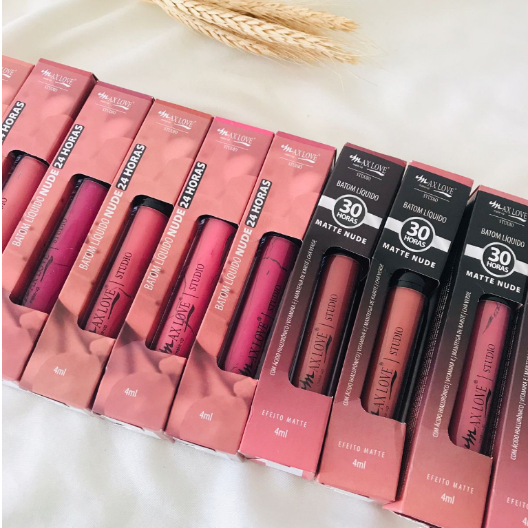 Batom Liquido Nude Horas Ou Horas Ml Max Love Shopee Brasil