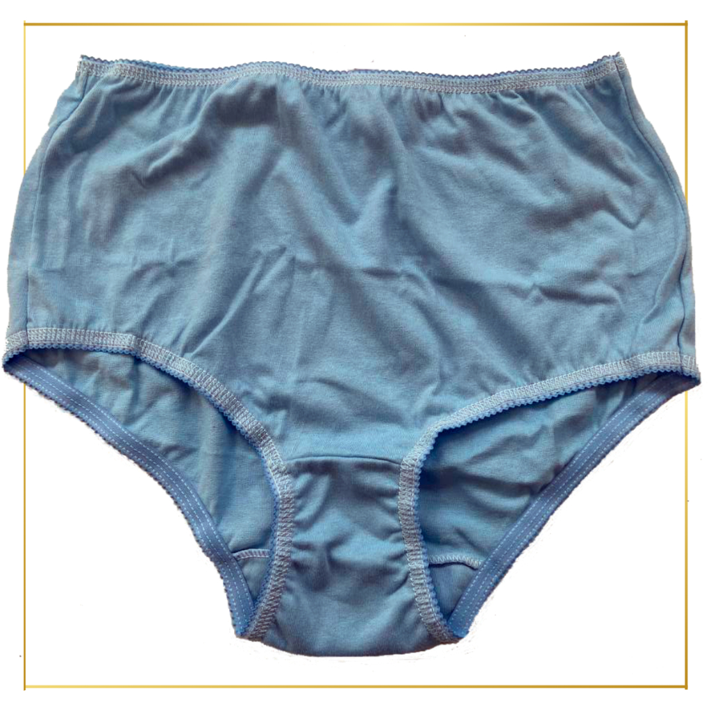 Kit C 6 Calcinhas Senhora Lingerie 100 Algodão Liso Tamanhos G3 G4 G5