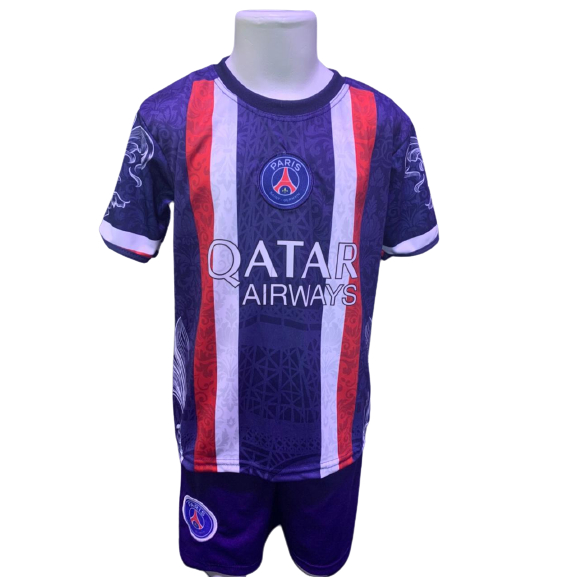 Conjunto Infantil Time Psg Cm Ou Sem Mei O De Futebol Esportivo