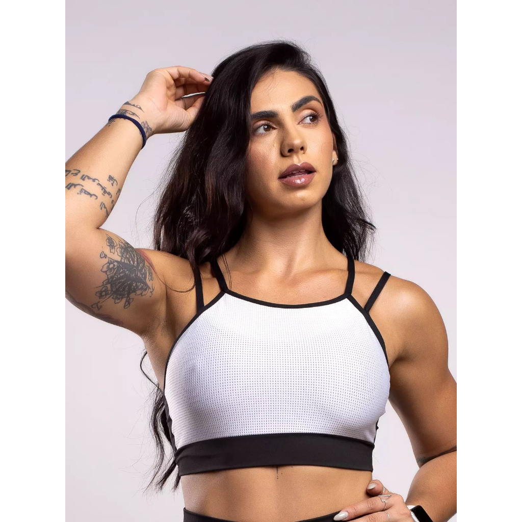 Top Fitness Feminino Al A Fina Academia Cores Diversas Shopee Brasil