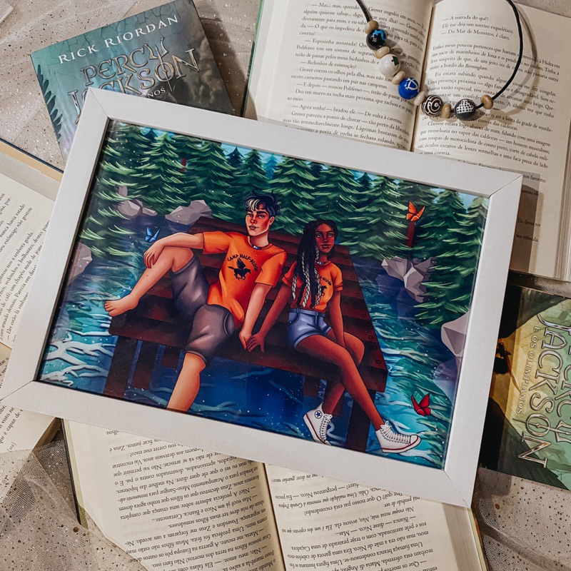 Quadro Percabeth Percy Jackson Shopee Brasil