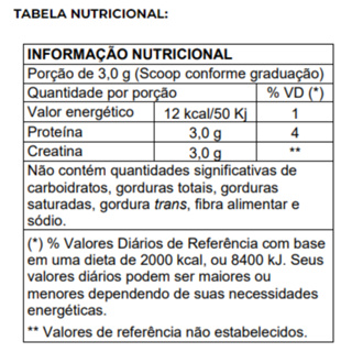 Creatina Pura Monohidratada New Millen G Shopee Brasil