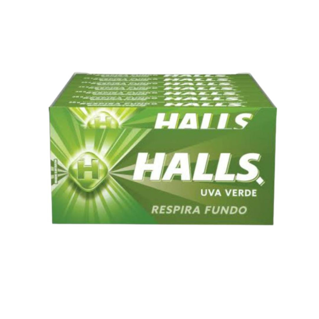 Caixa De Doce Bala Halls Drops Unidades Sabores G Shopee Brasil