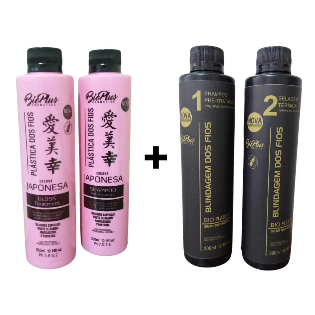 Kit Progressiva Formol Japonesa Definitiva Alisamento 2x600ml Kit