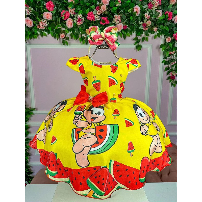 Vestido Infantil Magali Shopee Brasil