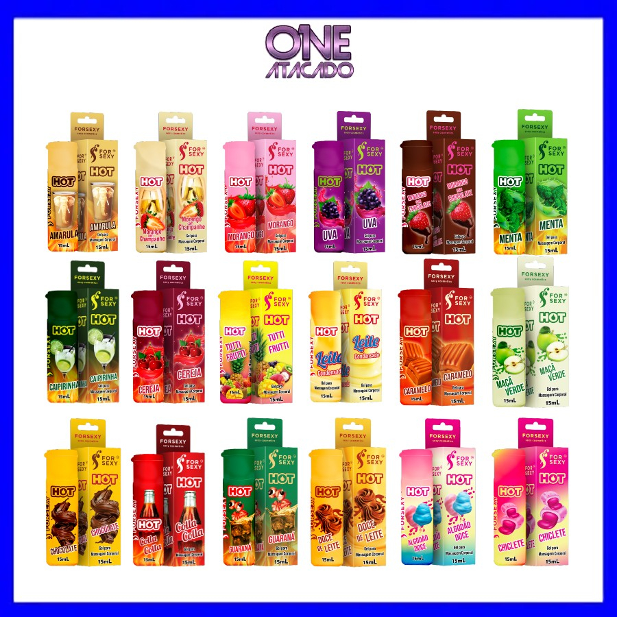 Gel Hot Ice Beijável 15 ml For Sexy Kit 10 unidades Shopee Brasil
