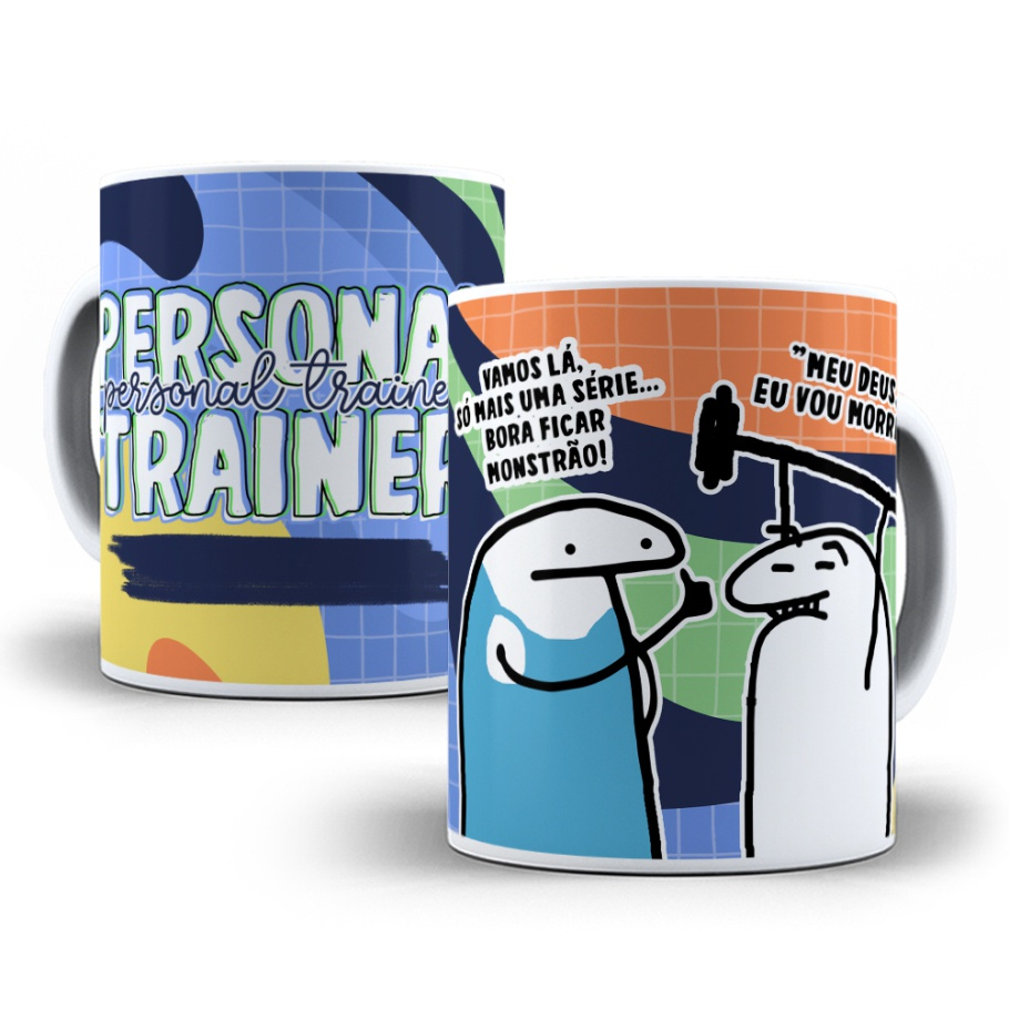 Caneca Personalizada Flork Personal Trainer Personalizada Nome