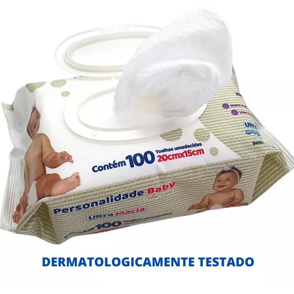 Len Os Umedecidos Personalidade Plus E Total Care Baby Byn Premium E