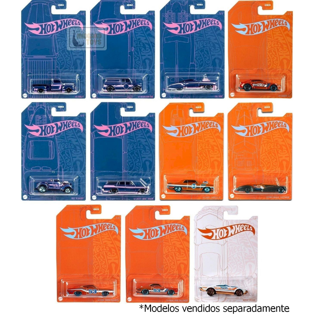Miniatura em Metal Edição Especial de Aniversário 1 64 Hot Wheels
