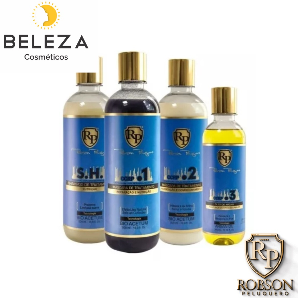 Robson Peluquero Ccrp Cronograma Capilar Passos 4x1 Shopee Brasil