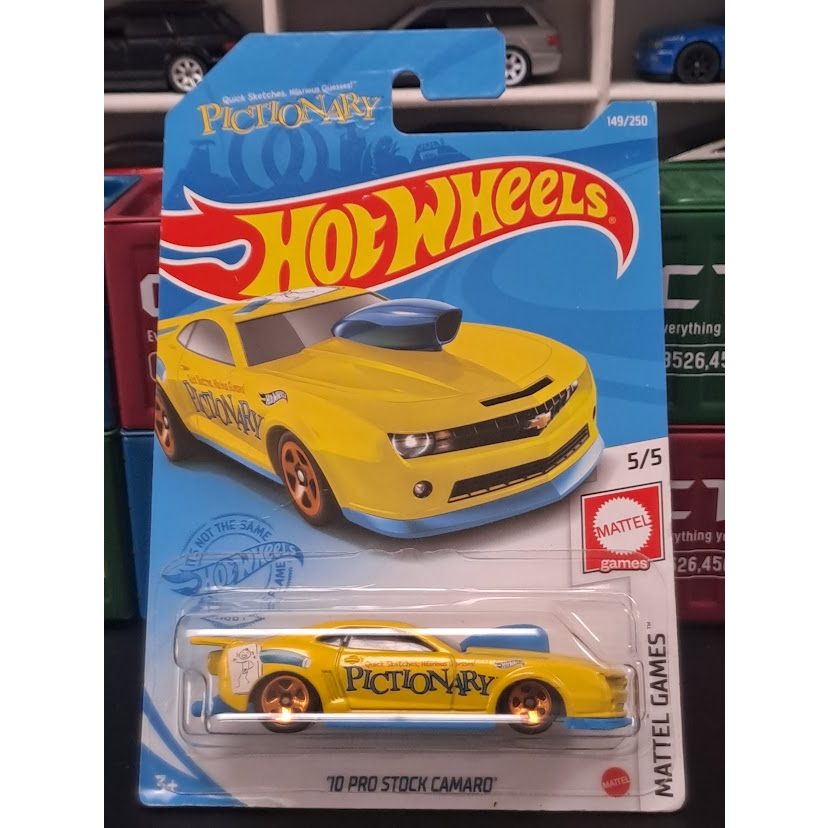 Hot Wheels Pro Stock Camaro 10 Pictionary Mattel Games Shopee Brasil