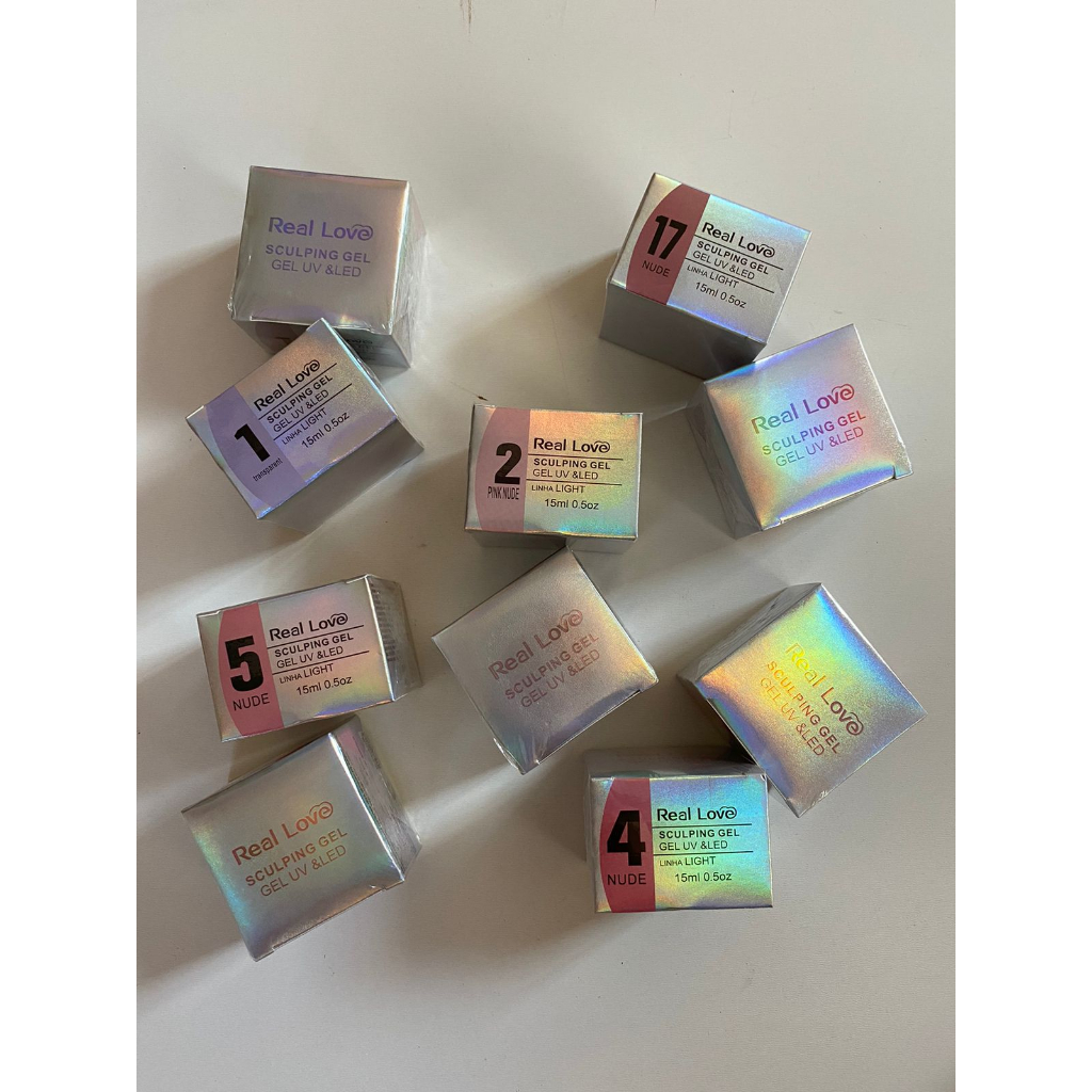 Gel Real Love 15 Ml Linha Light 2 Pink Nude Shopee Brasil