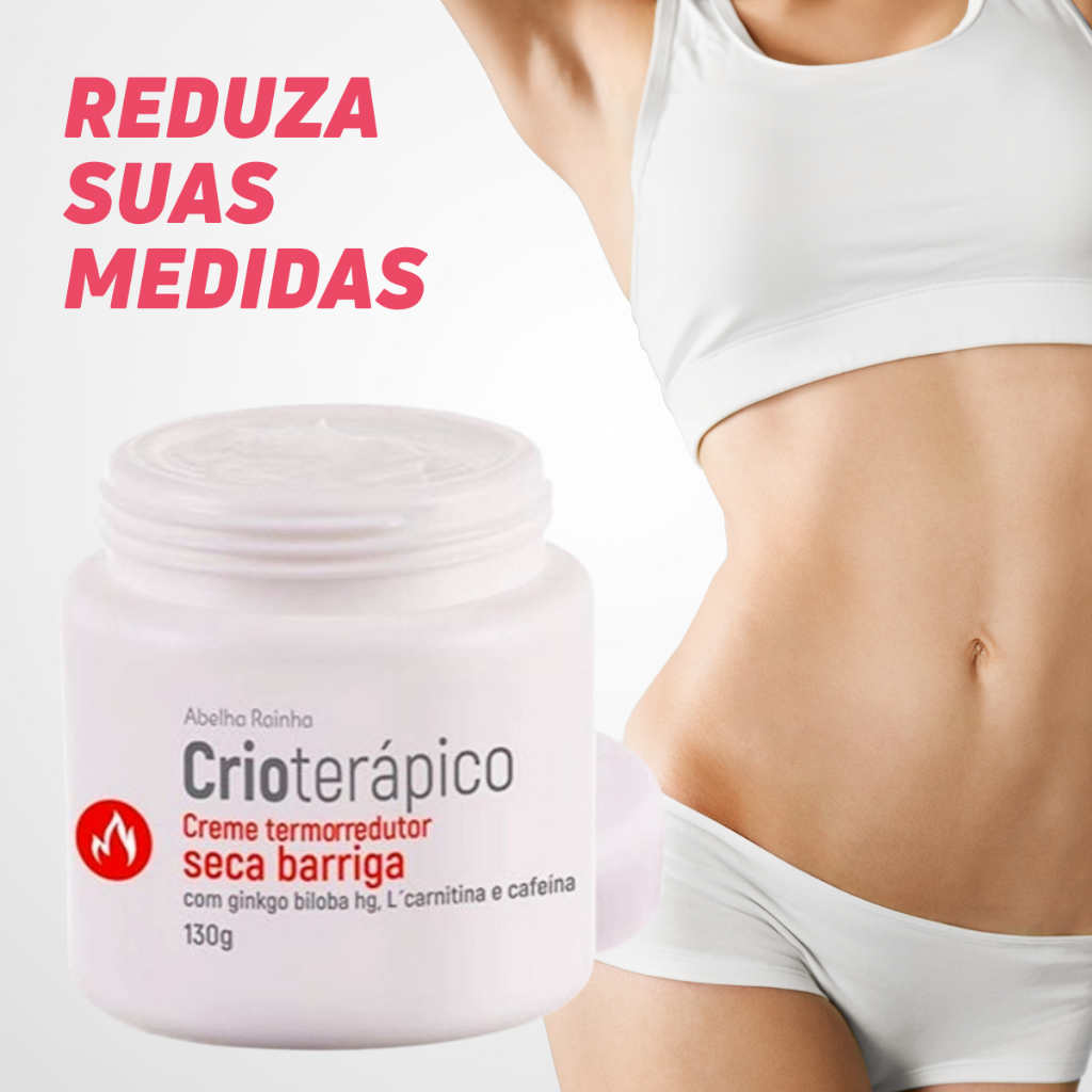 Creme Seca Barriga Termo Redutor De Medidas Gordura Abdominal Modelador