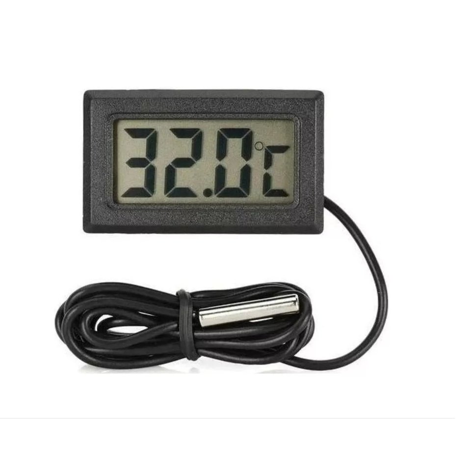 Term Metro Digital Lcd Freezer Estufa Chocadeira Sonda Shopee Brasil