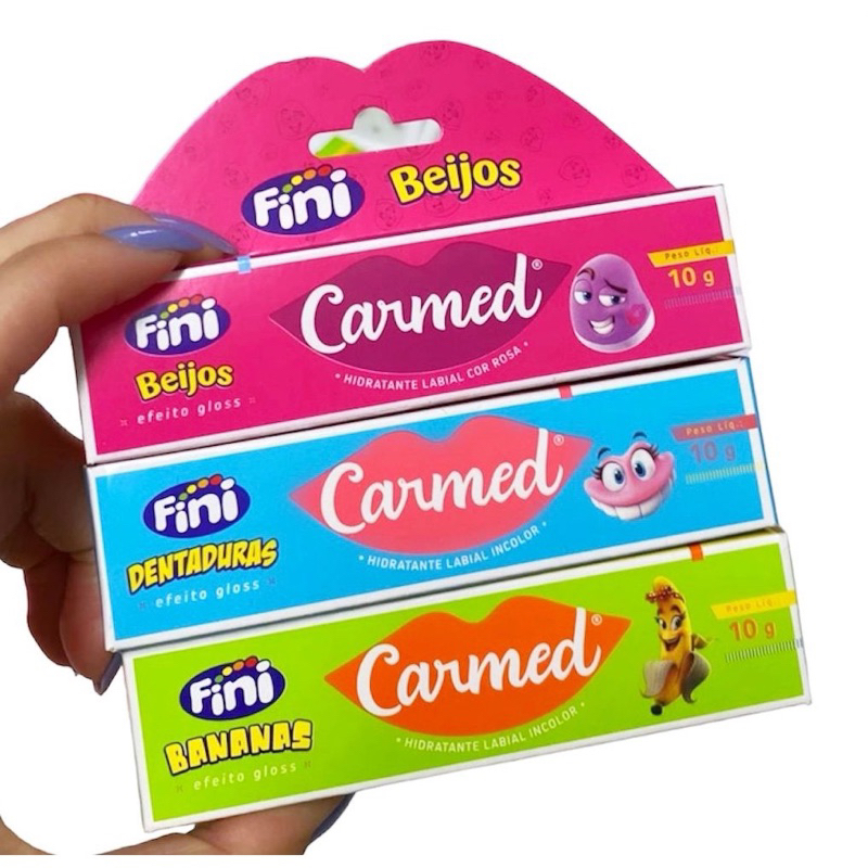 Carmed Fini Todos Sabores 10g Unidade Envio Imediato Shopee Brasil