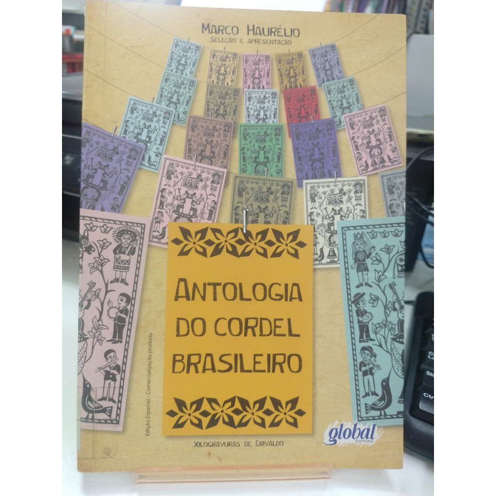 LIVRO ANTOLOGIA DO CORDEL BRASILEIRO MARCO HAURELIO CRIT LITERARIA