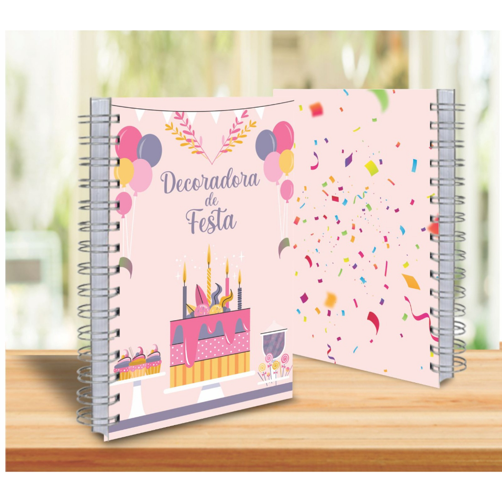 Agenda Decoradora De Festa Dia Por P Gina Shopee Brasil