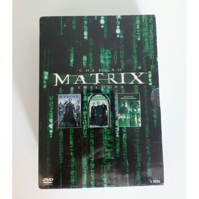 BOX DVD Trilogia Matrix LACRADO Matrix Reloaded Revolutions 5