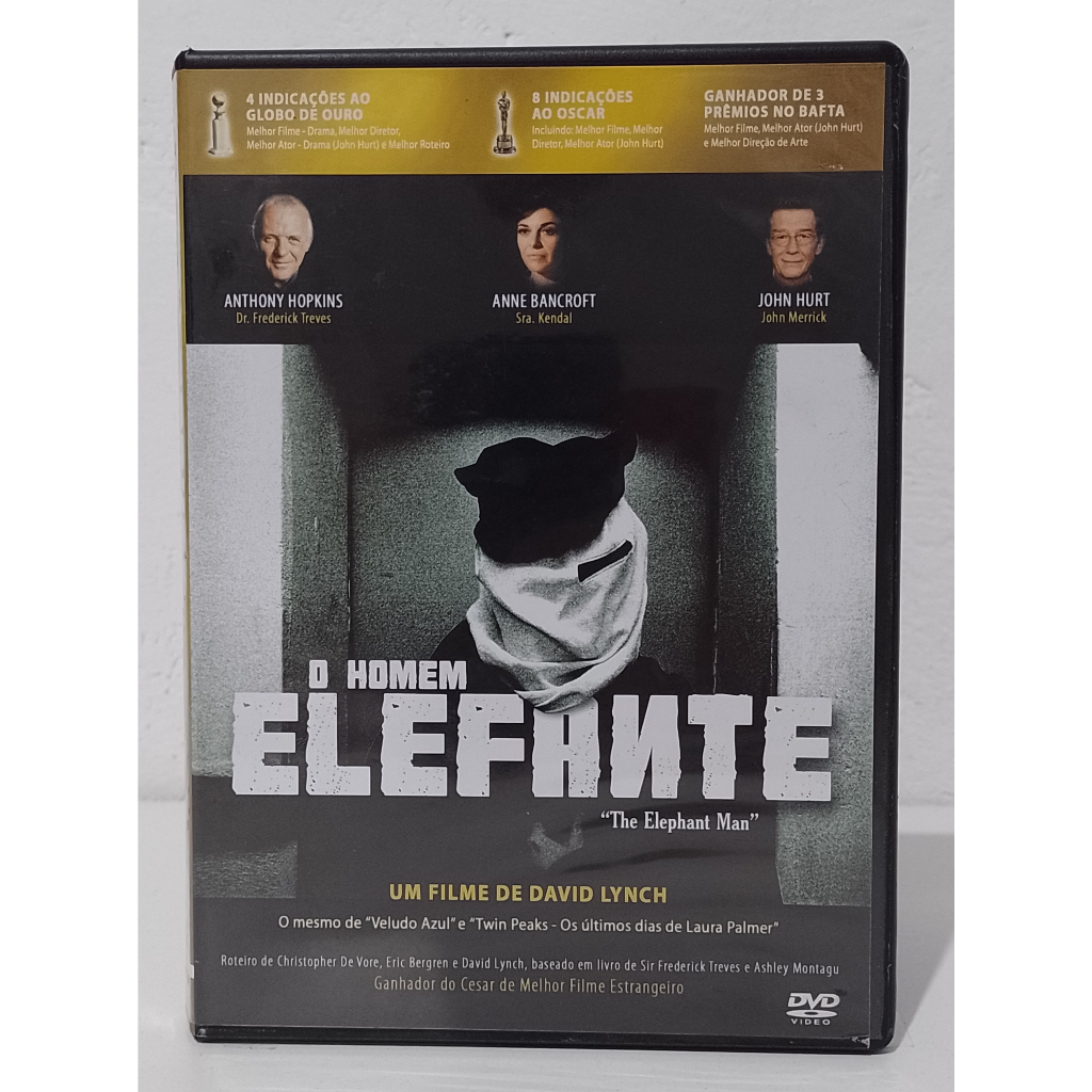 Dvd O Homem Elefante Filme De David Lynch Shopee Brasil