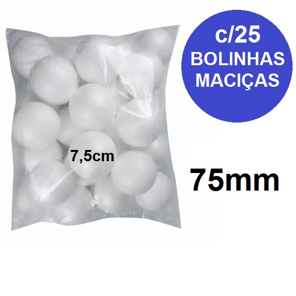 Bola De Isopor Mm Pacote C Bolinhas Maci As Shopee Brasil