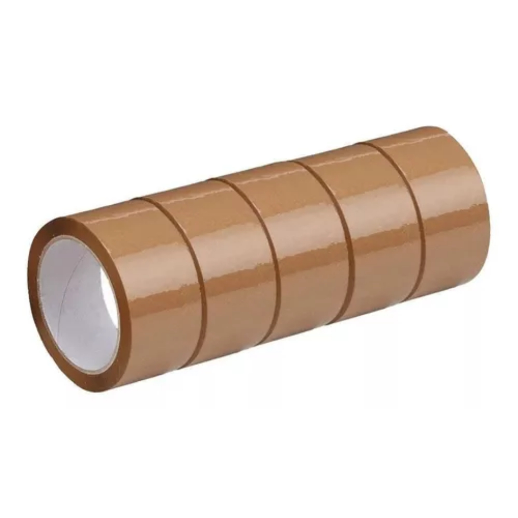 Fita Adesiva Marrom Larga 45 Mm X 40 Mts 5 Rolos Shopee Brasil