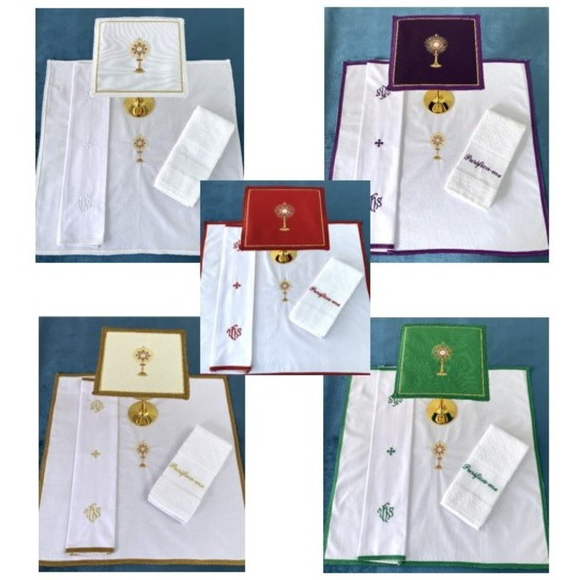 Kit Alfaias Ostens Rio Cores Liturgicas Shopee Brasil