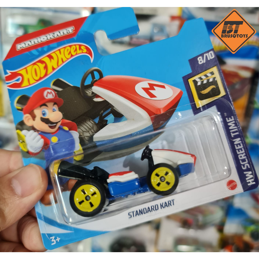 Hot Wheels Standard Kart Mariokart Shopee Brasil