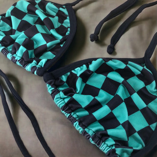 Bikini Biquini Personalizado Demon Slayer Tanjiro Kamado Shopee Brasil