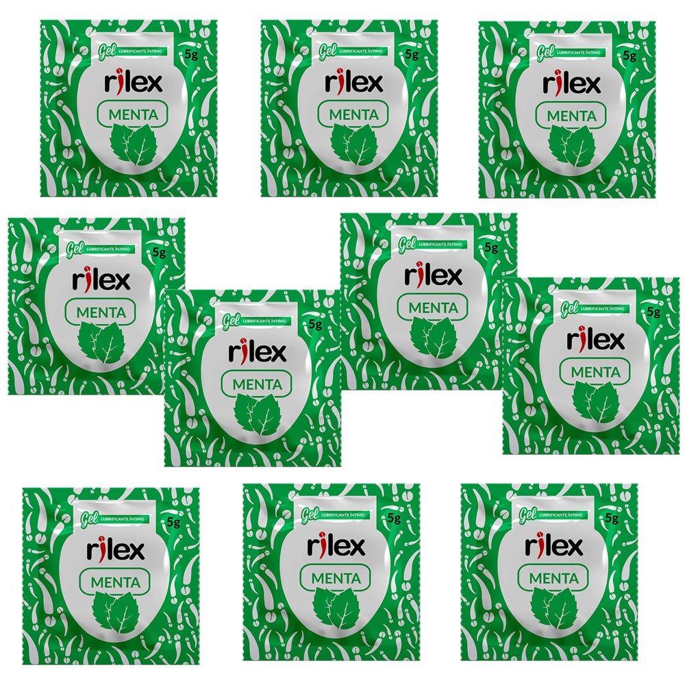 PACK 10 Gel Lubrificante Íntimo MENTA Sachê 5g SEX SHOP Shopee Brasil