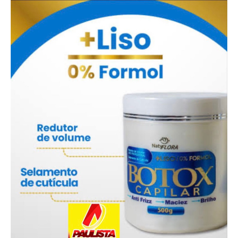 Botox Capilar Redutor De Volume Liso Perfeito G Shopee Brasil