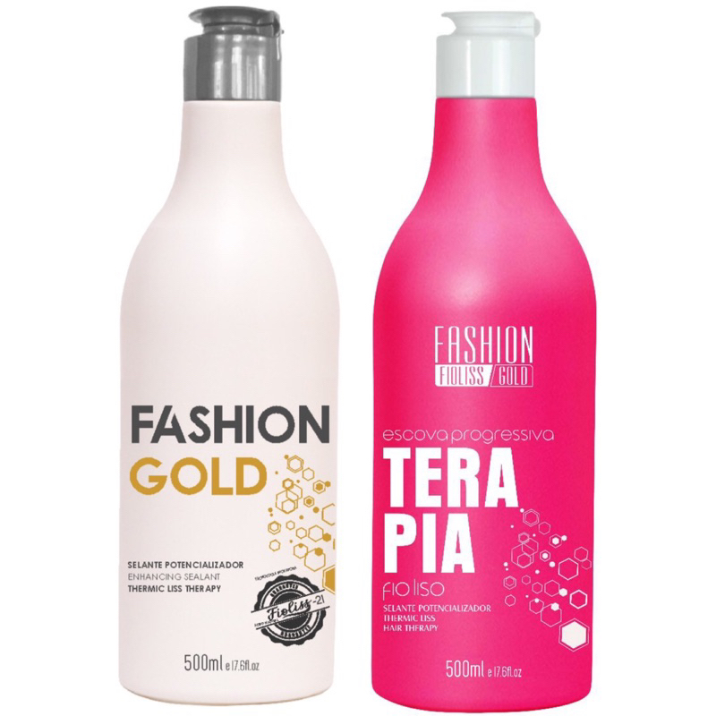 Selante Progressiva Org Nica Fashion Gold Terapia Dos Fios Liso