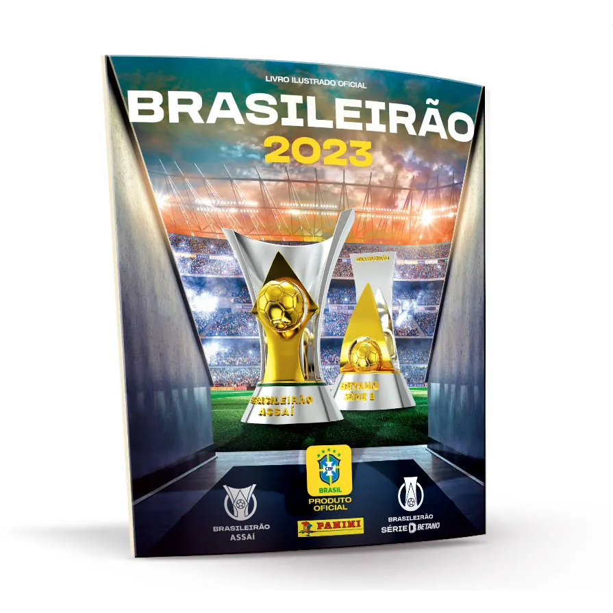 Álbum de Figurinha Brasileirão 2023 NOVO Panini acompanha 6 figurinhas