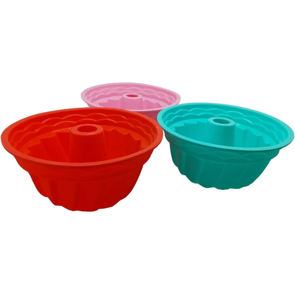 Forma De Silicone Para Bolo Pudim Cozinha Shopee Brasil