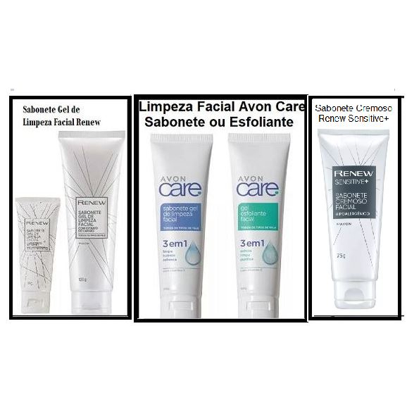 Esfoliante Ou Sabonete Gel De Limpeza Facial Em Avon Care G Ou