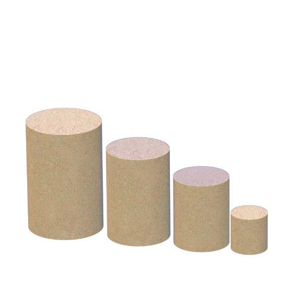 Trio Mesa Cilindro Em Mdf Para Cen Rios E Festa Mini Shopee Brasil