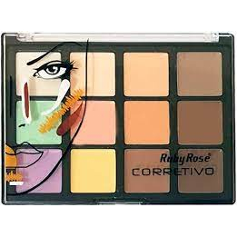 Paleta De Corretivo Cores Ruby Rose Hb Shopee Brasil