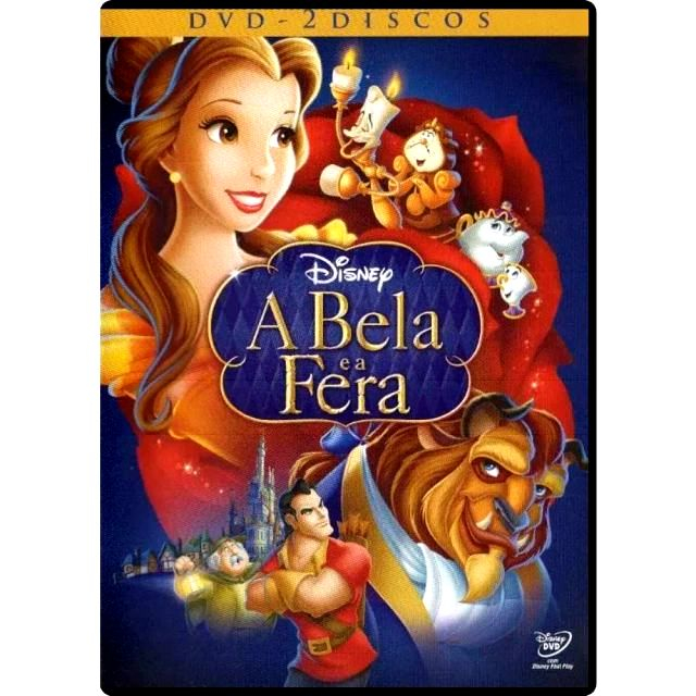 Dvd Duplo A Bela E A Fera Disney Novo Original Lacrado Discos