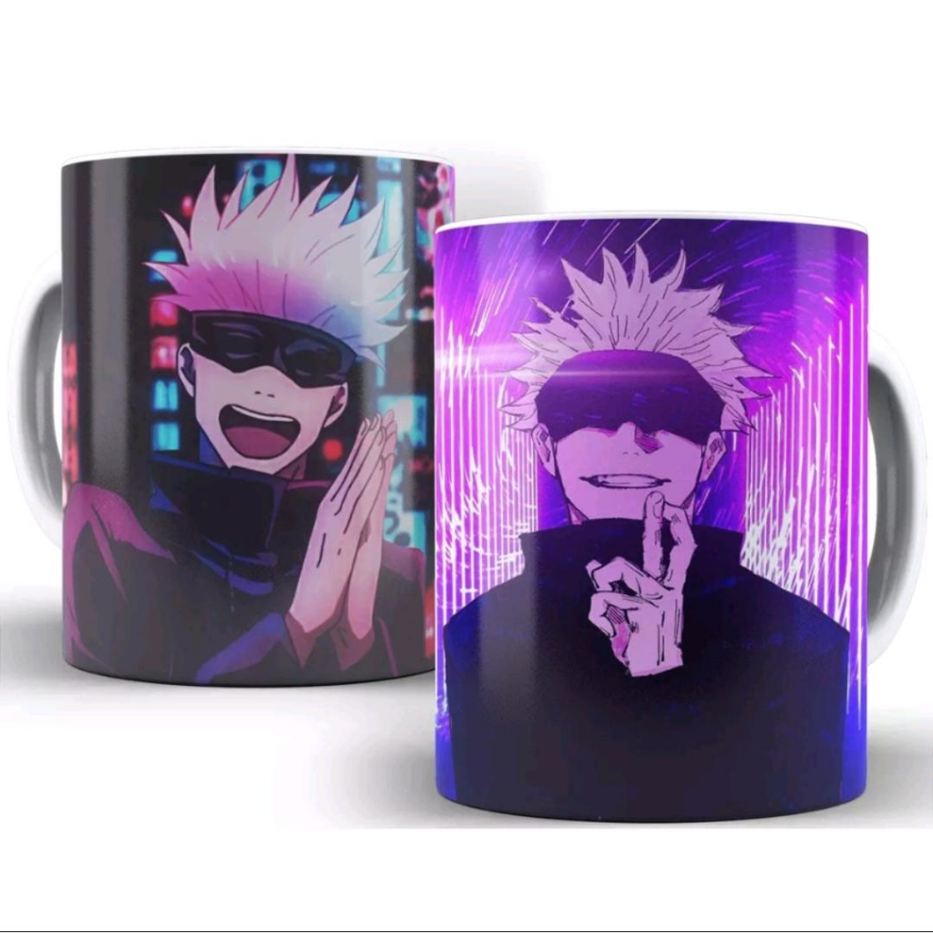 Caneca Personalizada Jujutsu Kaisen Satoru Gojo Anime Presente Artes