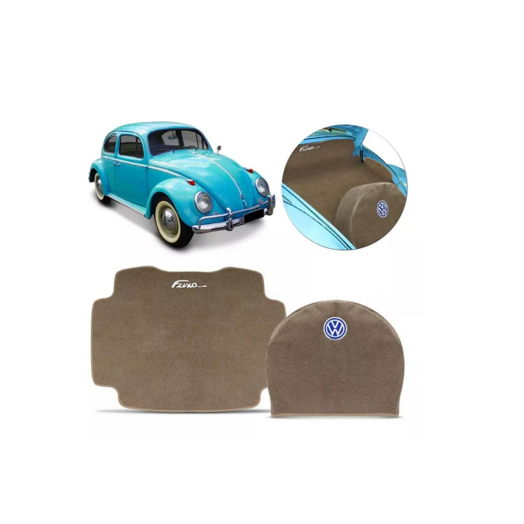 Tapete Porta Mala Vw Fusca 1959 1960 1961 1962 1963 1963 1964 1965 1966