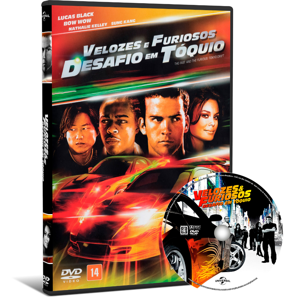 DVD Velozes e Furiosos Desafio em Tóquio 2006 Shopee Brasil