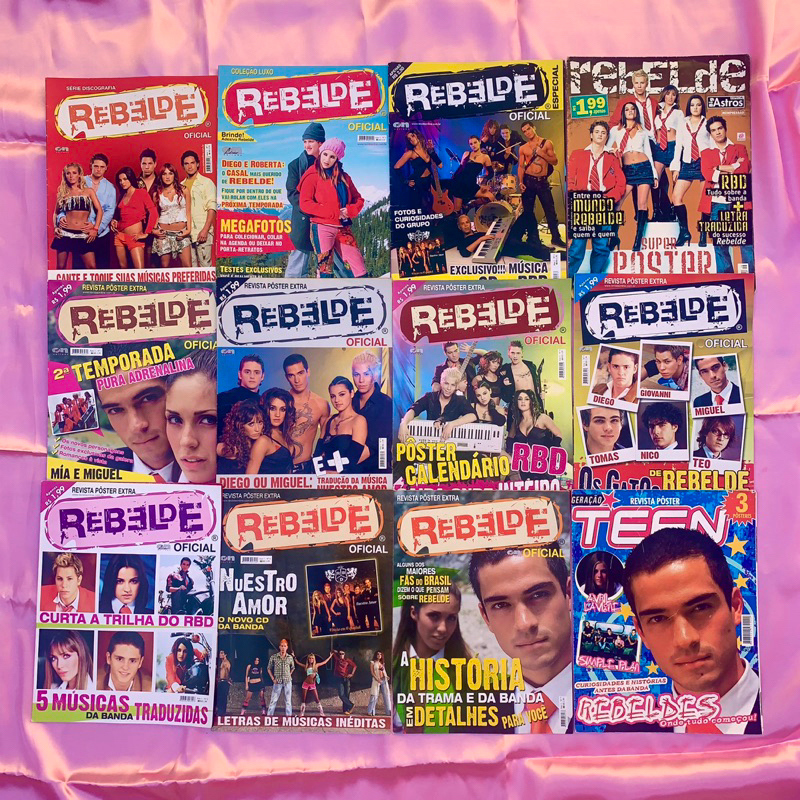 Revistas RBD REBELDE Shopee Brasil