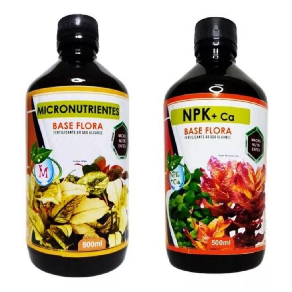 Kit Fertilizante Base Flora Micronutrientes Npk 500ml Cada Para