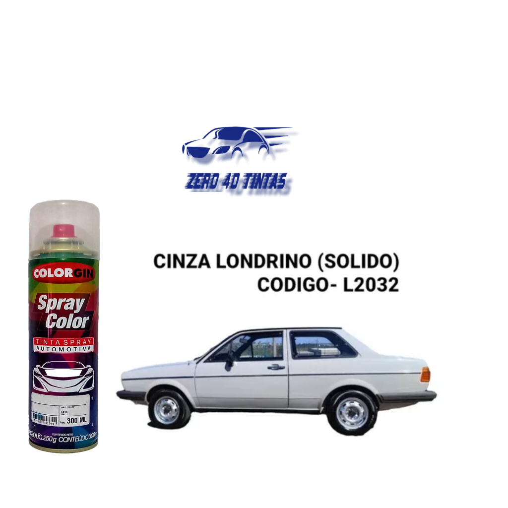 Tinta Automotiva Spray Cinza Londrino Vw Brilhante Shopee Brasil