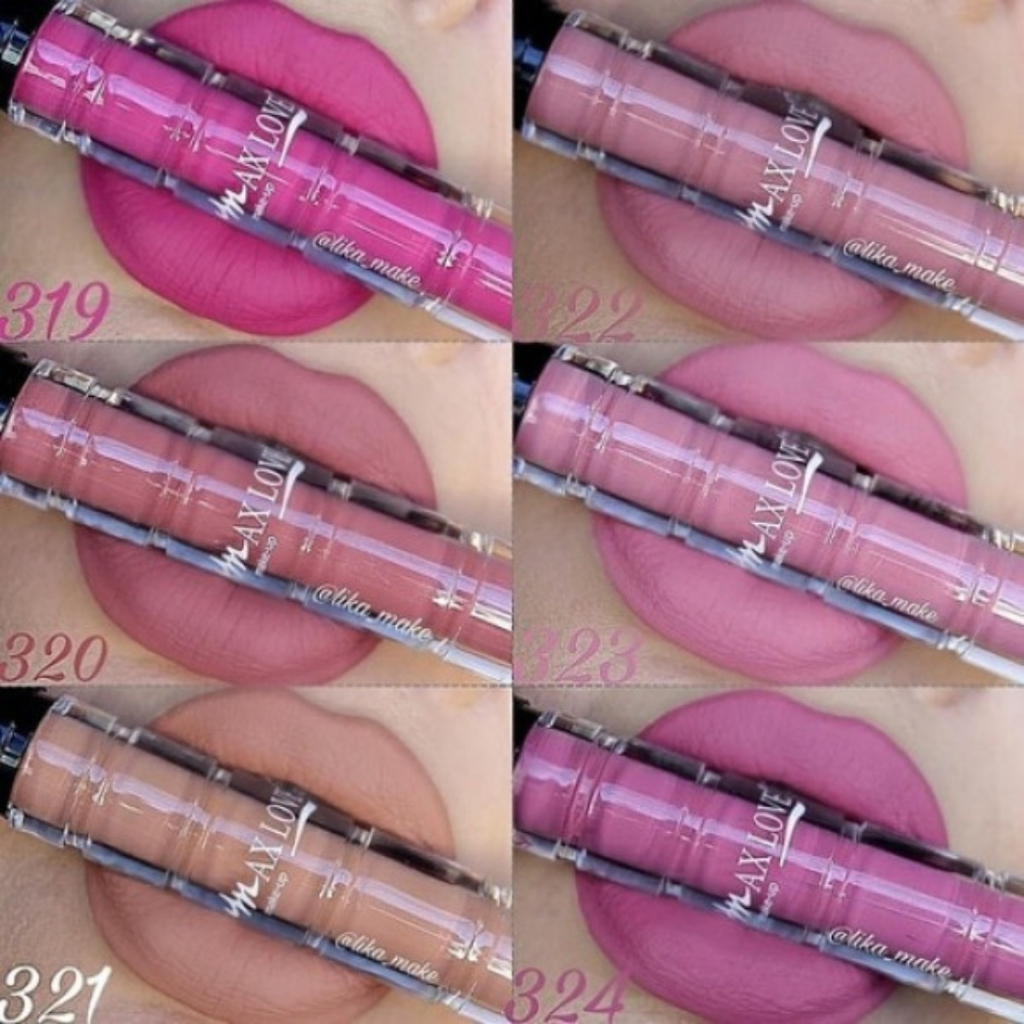 Batom Matte Max Love Liquido Horas Nude Shopee Brasil