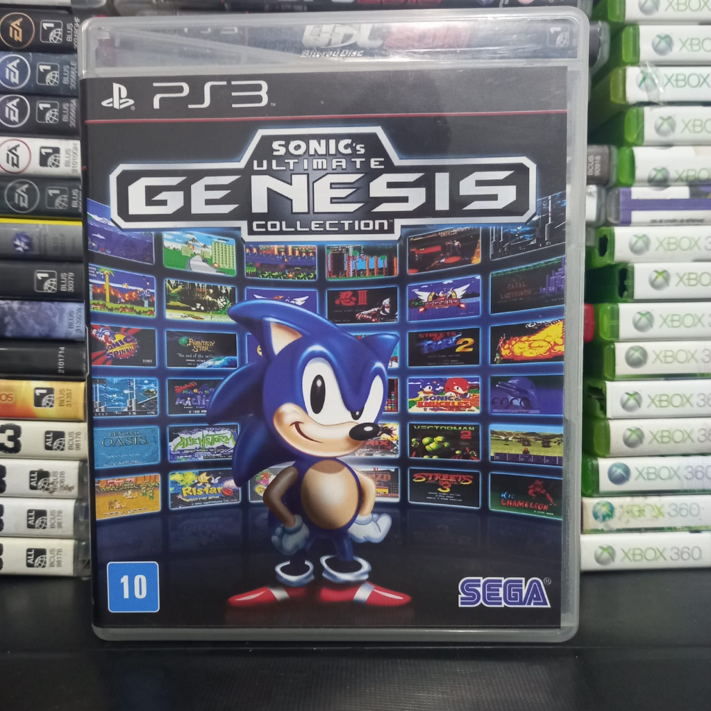 Sonic Ultimate Genesis Collection Jogo Midia Fisica Video Game