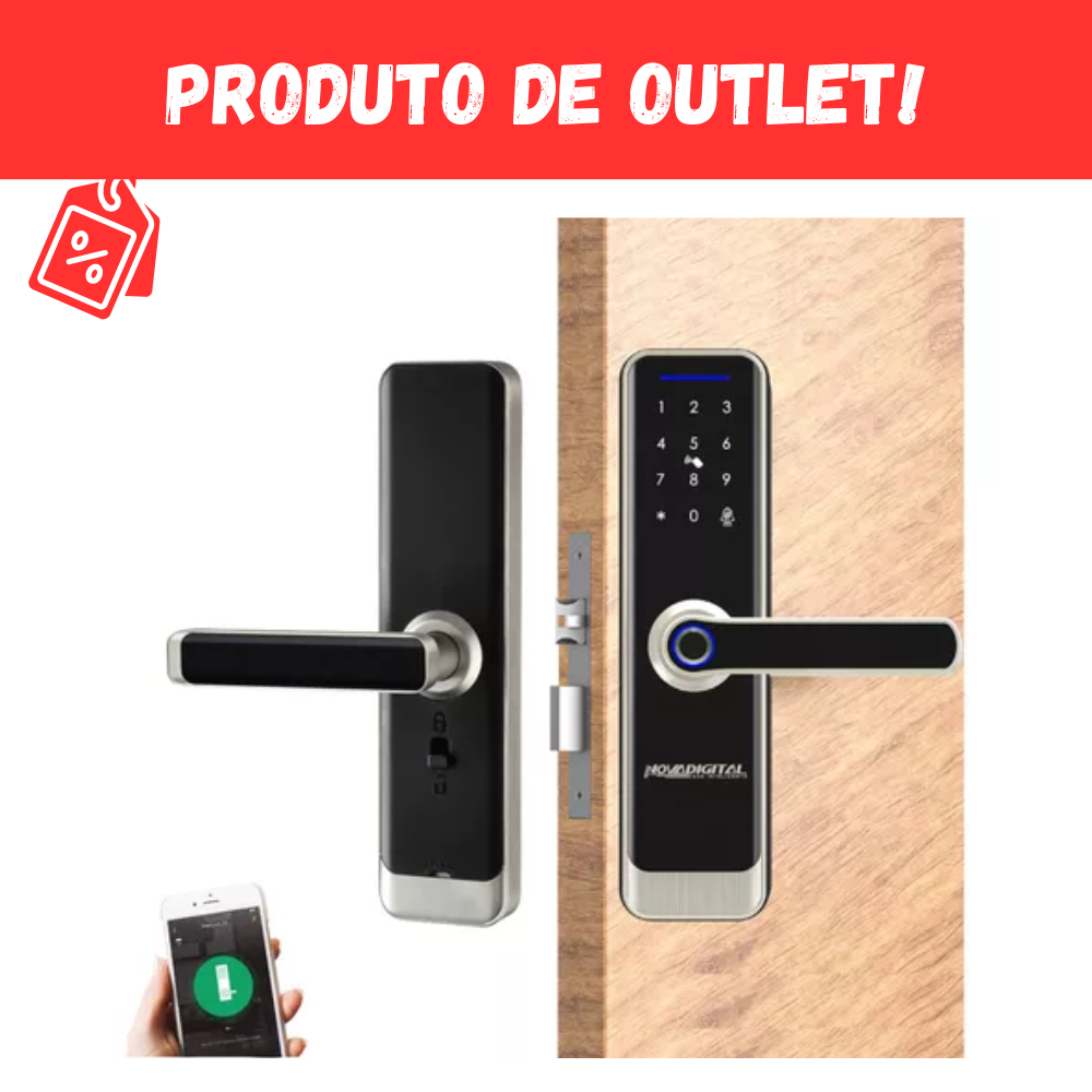 Fechadura Inteligente Biometria Smart Wifi Touch Shopee Brasil