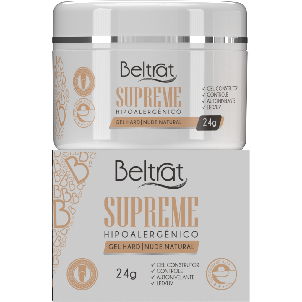 Gel De Unha Hard Nude Natural Beltrat 24g Hipoalergenico Shopee Brasil