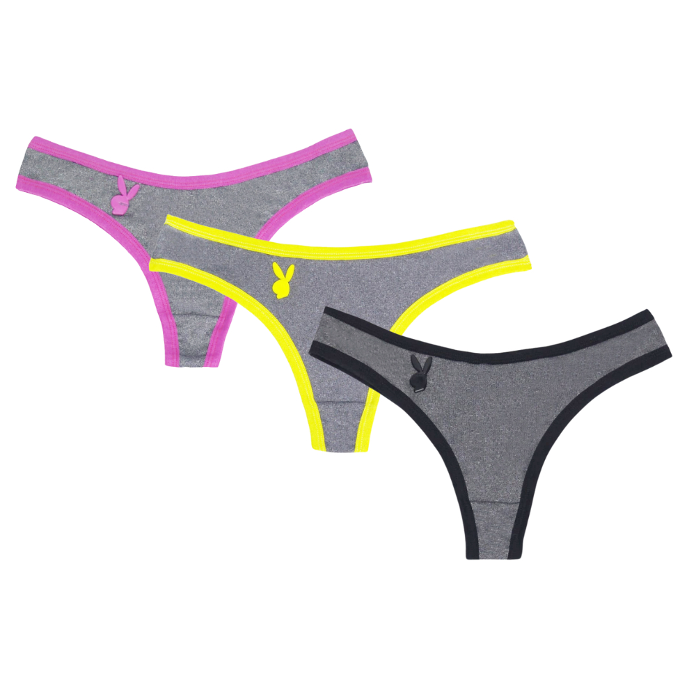 Kit 3 Calcinhas Femininas Tanga Fio Dental De Microfibra Lingerie Sexy