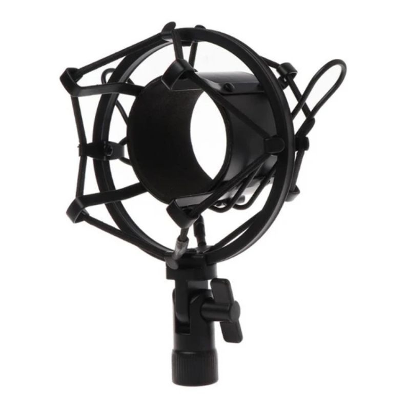 Suporte Microfone Condensador Shock Mount Aranha Metal Shopee Brasil